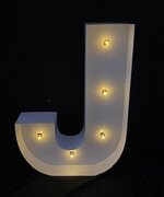 Marquee Letter J