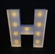 Marquee Letter H