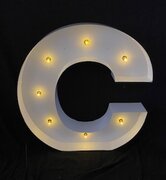 Marquee Letter C