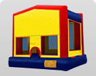Standard Bounce House Yellow Red
