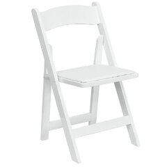 White garden chair