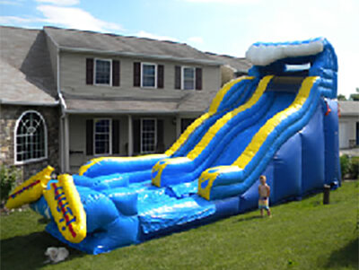 20ft Wipe Out Water Slide