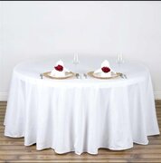 White Rectangle Tablecloth