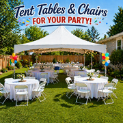 TENTS-TABLES-CHAIRS