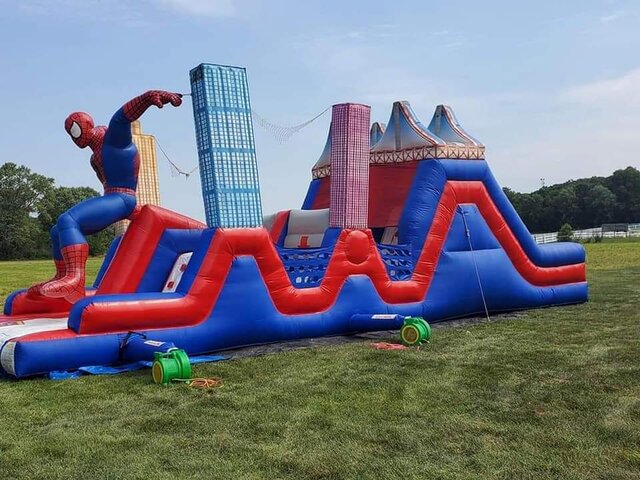 Spiderman obstacle Course