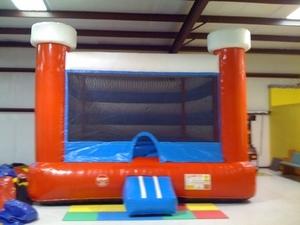 Red, White and Blue Large Bounce House (B32)