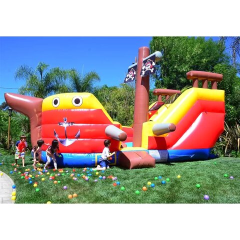 Pirate Ship w water slide