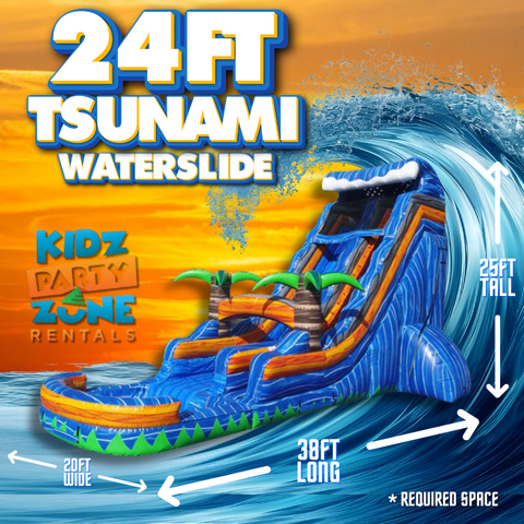 24 ft Tsunami w/deep Pool single lane