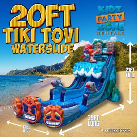 20 FT Tiki Tovi Waterslide