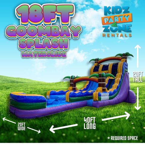 18ft Goombay Splash Hybrid dual lane 