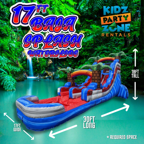 17ft Baja Splash Waterslide