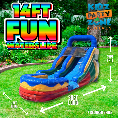 14 ft Fun Waterslide