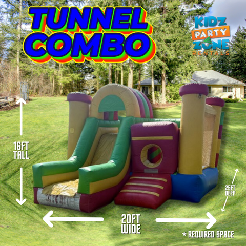 Tunnel Combo Bounce House (E32)