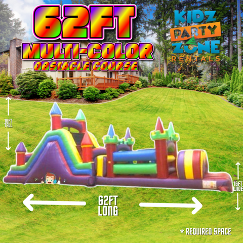 62ft Multicolor Obstacle Course (L31&32)