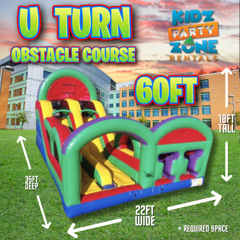 60ft U Turn Obstacle course