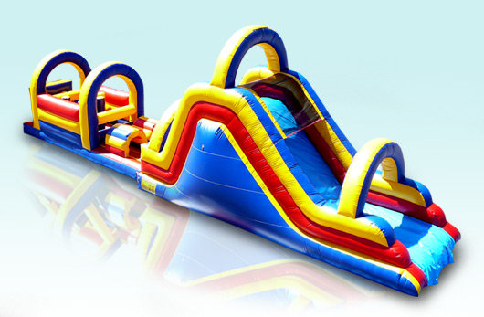 62 ft. Red, Yellow and Blue Obstacle Course (L21&22)