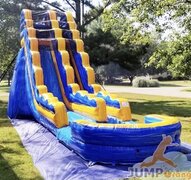 19 ft. Tidal Wave wet/dry slide with pool