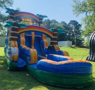 19ft Tiki Plunge Dual Lane waterslide