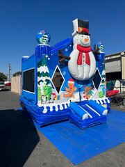 3D Snowman Bounce House