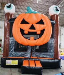 3D Jack-o-Lantern Bounce House