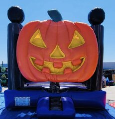 3D Jack-o-Lantern Bounce House