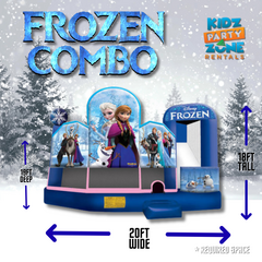 Frozen combo Bounce house