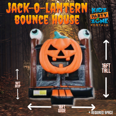 3D Jack-o-Lantern Bounce House