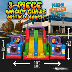 Wacky Chaos 3 Piece Obstacle Course