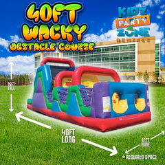 40Ft Wacky JR Obstacle Course