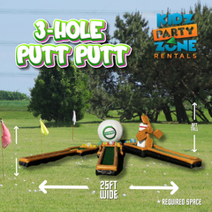 3 Hole Inflatable Putt Putt