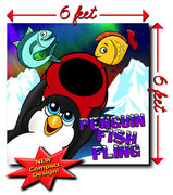 Penguin Fish Fling Carnival Game