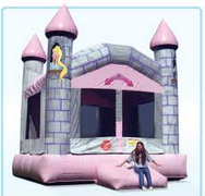 Pink Princess Castle PU