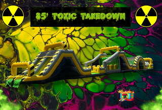 85 ft Toxic Obstacle course