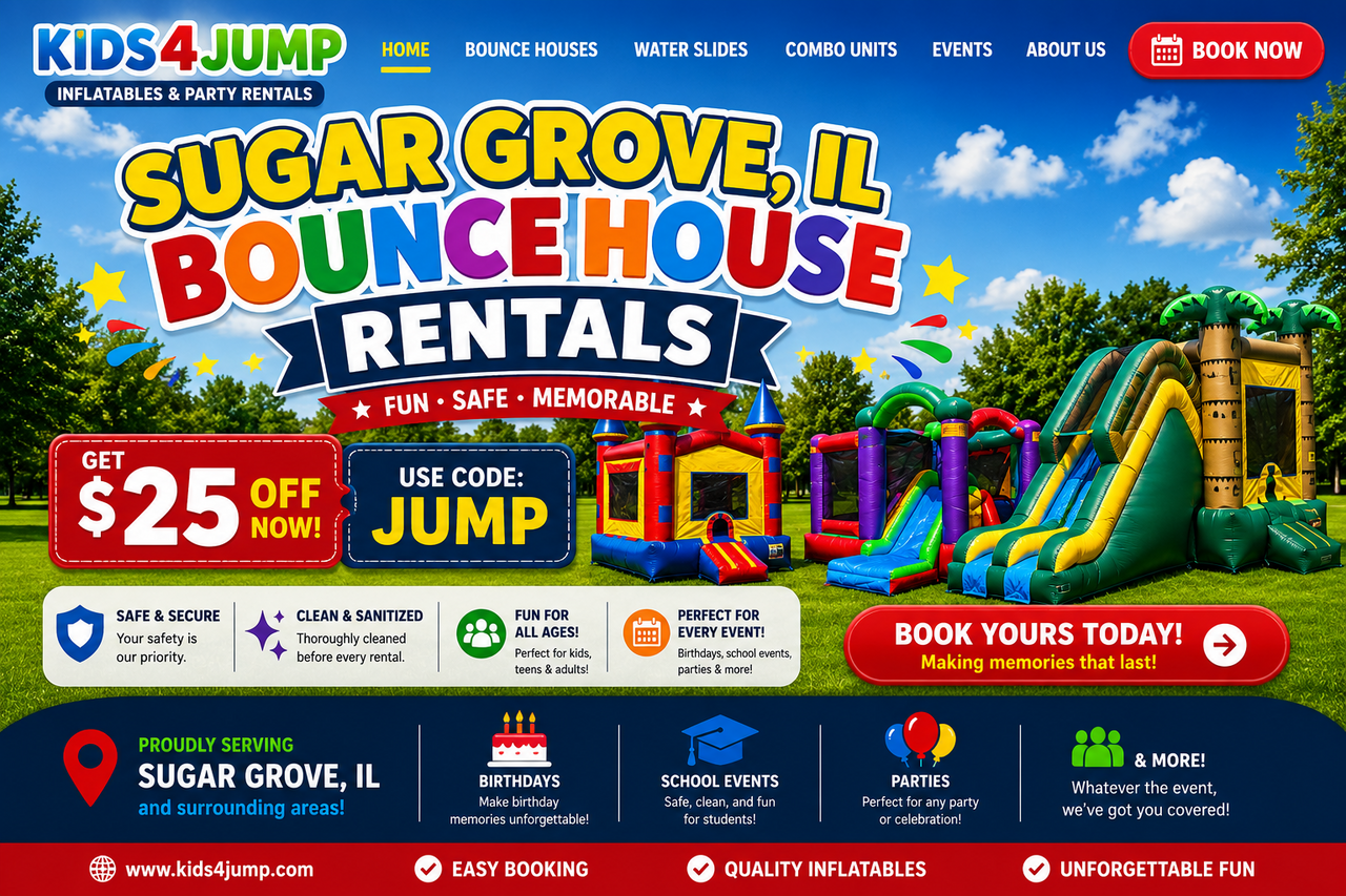 Bounce house in Sugar Grove IL