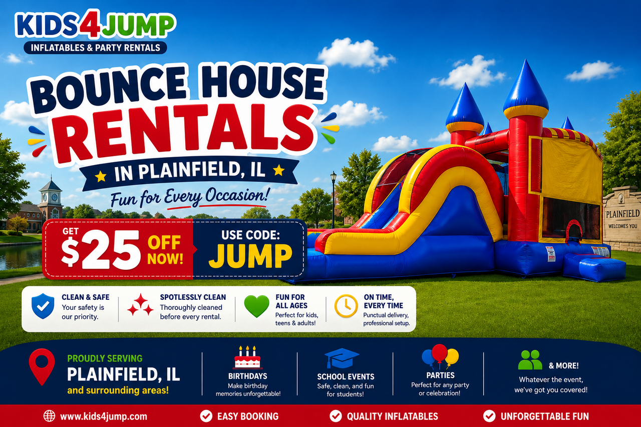 bounce house rentals in plainfield il