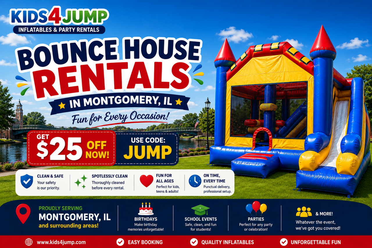 Bounce House Rental in Montgomery IL