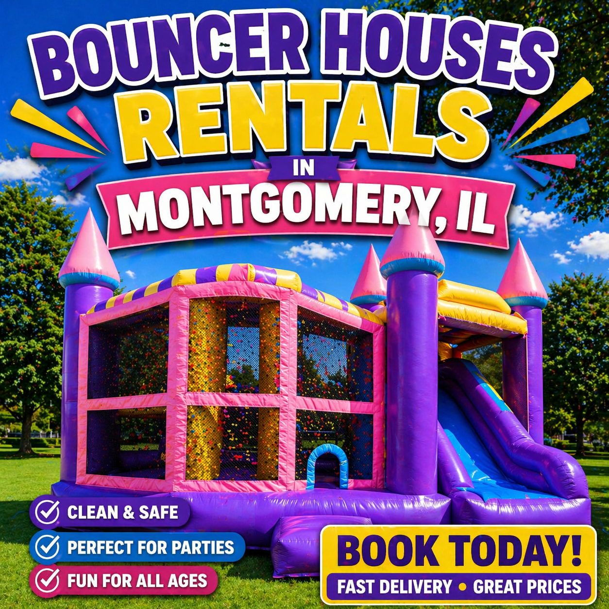 Bounce House Rental in Montgomery IL