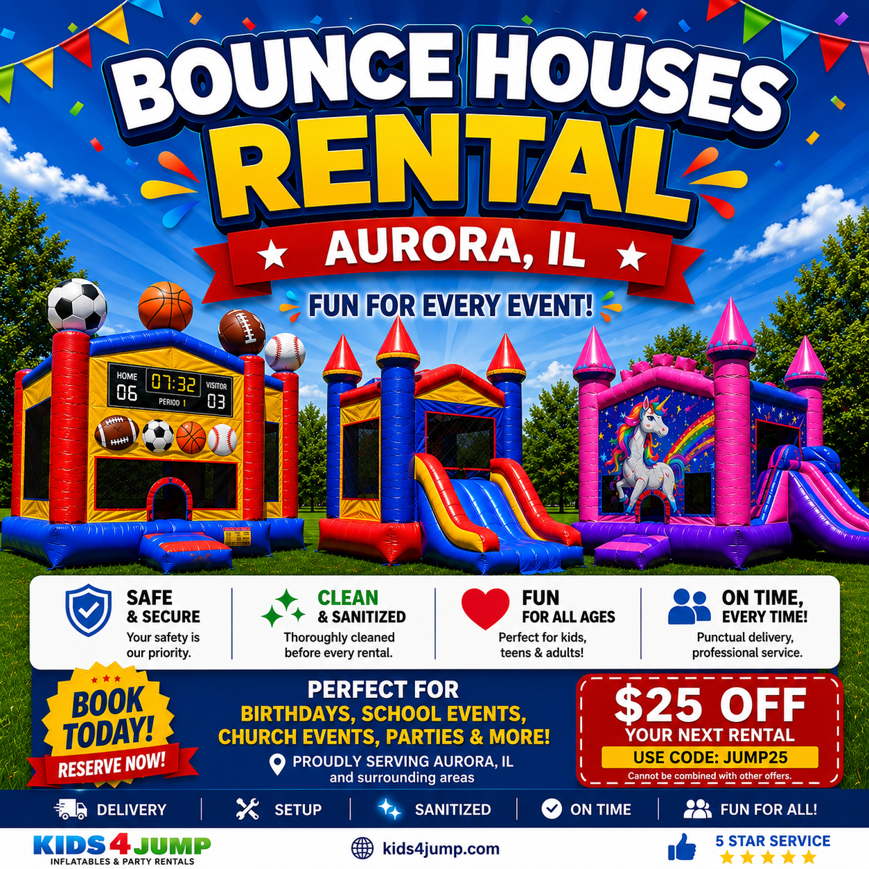 Bounce House Rentals in Aurora IL