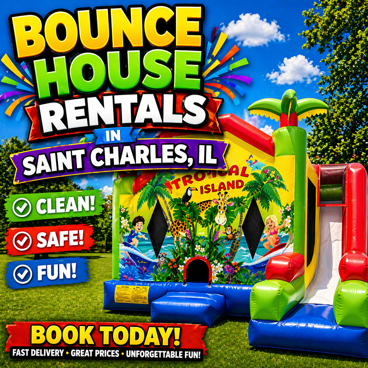 Bounce House Rentals in st charles il
