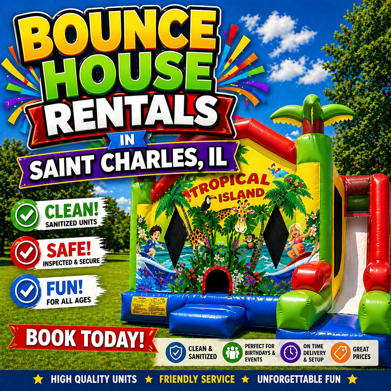 Bounce House Rentals in st charles il