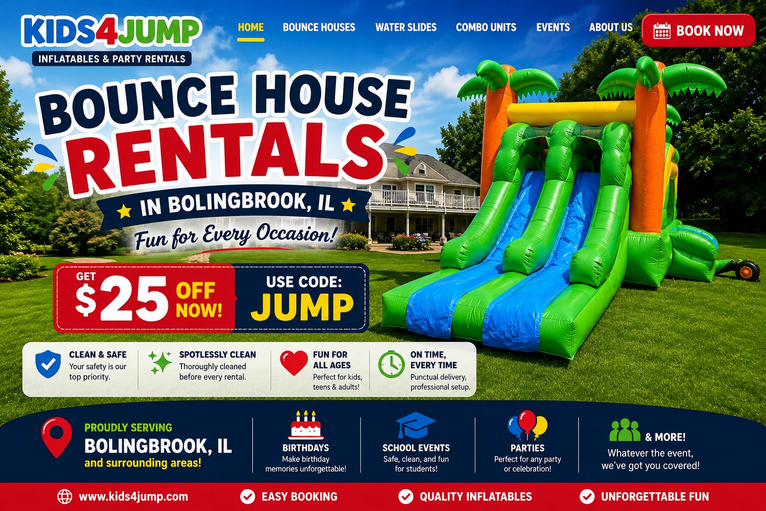 Bounce house rentals in Bolingbrook IL