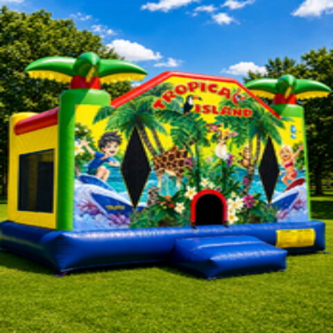 Tropical Bounce House Rental – Unit 13