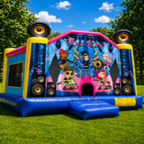 Rock Star Bounce House Rental – Unit 9