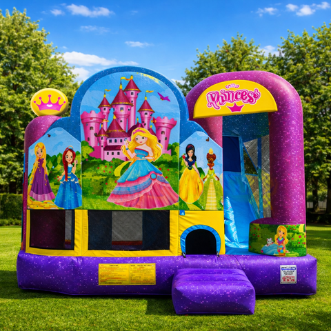  Princess-castle-with-slide-Unit-87