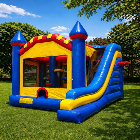 Blue Castle with Slide Unit R