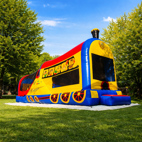 Choo Choo Train Bounce House Rental – Unit 300