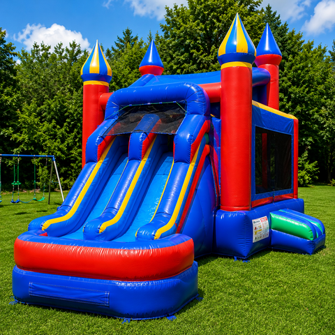 Castle Bounce House with Pool (Wet/Dry) Rental – Unit 41