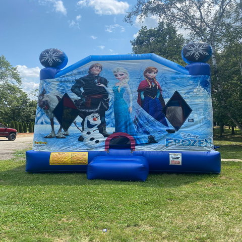 Ice Princess Bounce House with Slide Rental – Unit 24