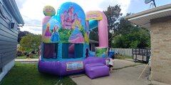 Little princess- with dry slide and basketball hoop   Unit 200