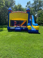 Blue castle  with slide Unit R